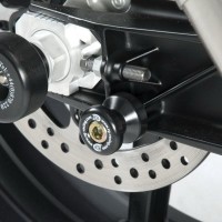 Ochranné špulky do kyvky (pár) - KTM 690 Duke ('12), černé